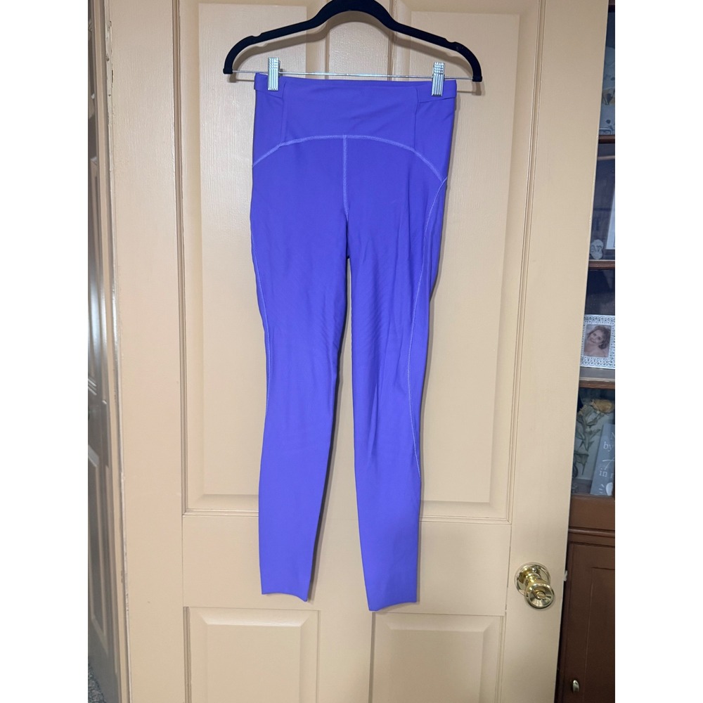 Lululemon Purple High Rise Running Leggings Reflective Dot Ankle Womens 6